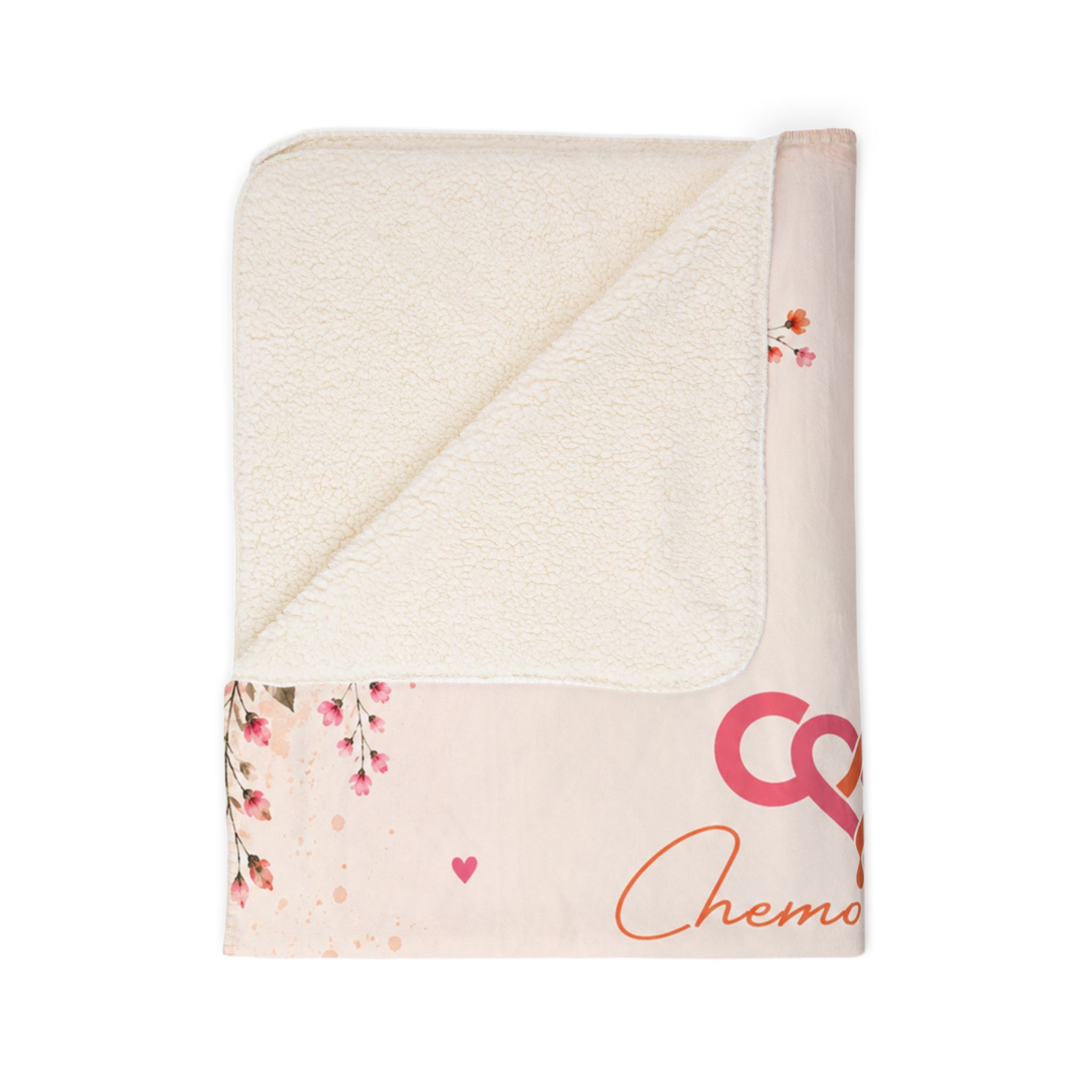 Chemo Cute™ Floral Sherpa Comfort Blanket