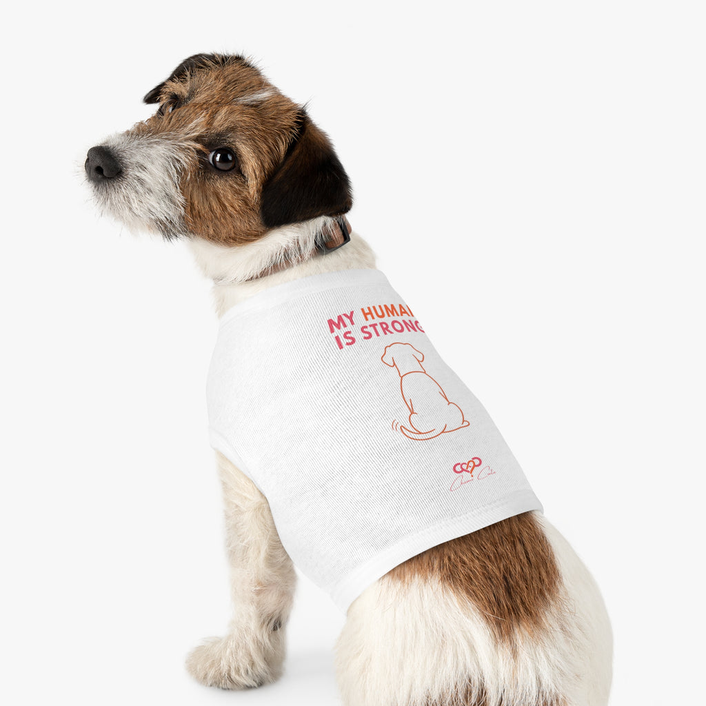 Chemo Cute Support Pup Tank – My Human Is Strong